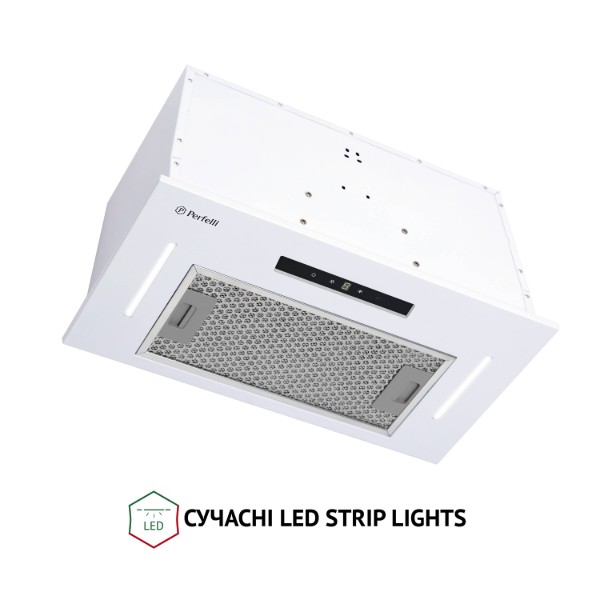 Фото - Вытяжка встраиваемая Perfelli BIS 5653 WH 1000 LED