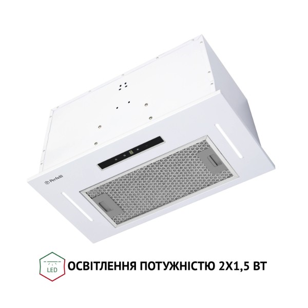 Фото - Вытяжка встраиваемая Perfelli BIS 5653 WH 1000 LED
