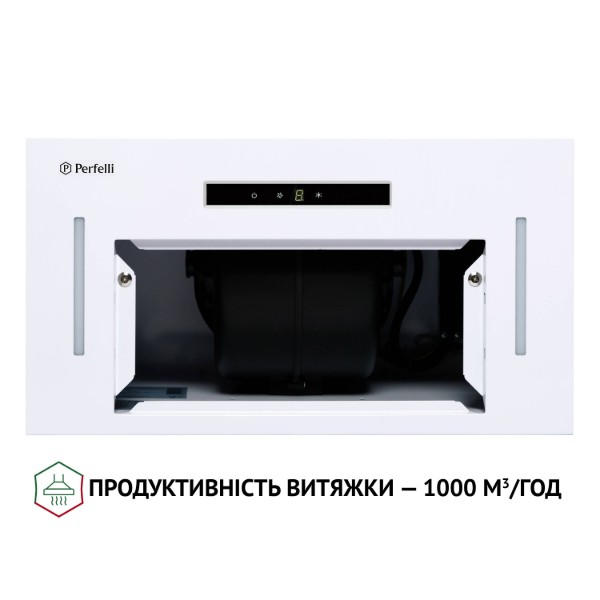 Фото - Вытяжка встраиваемая Perfelli BIS 5653 WH 1000 LED