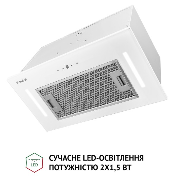 Фото - Вытяжка встраиваемая Perfelli BIS 5684 WH 1000 LED