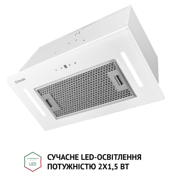 Фото - Вытяжка встраиваемая Perfelli BIS 5884 WH 1200 LED
