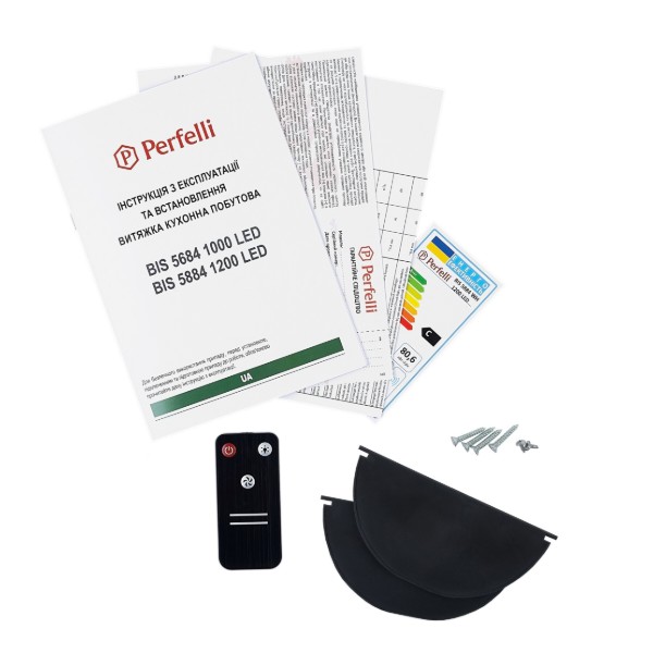 Фото - Вытяжка встраиваемая Perfelli BIS 5884 WH 1200 LED
