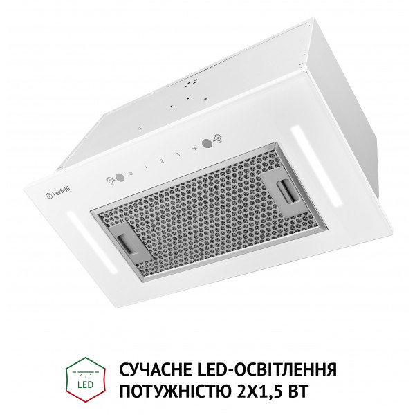 Фото - Вытяжка встраиваемая Perfelli BIS 58844 WH 1200 LED