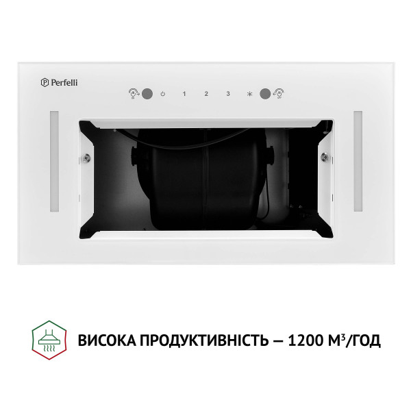 Фото - Вытяжка встраиваемая Perfelli BIS 58844 WH 1200 LED
