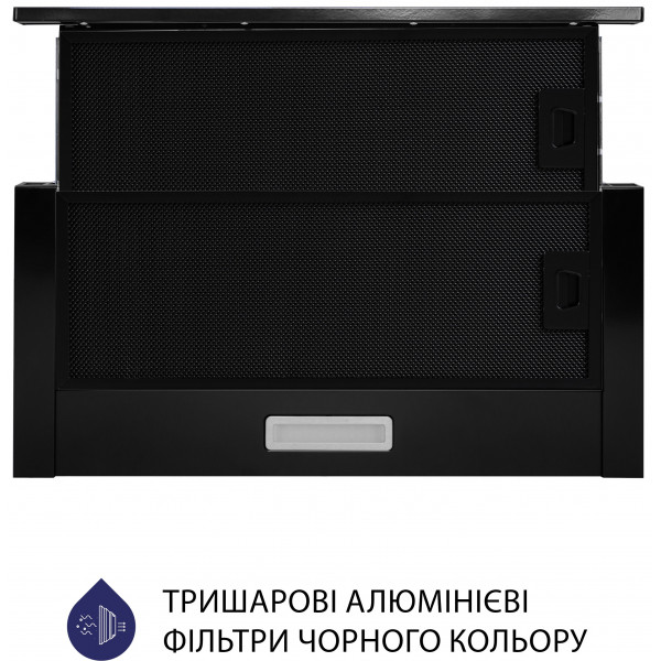 Фото - Витяжка вбудована Minola HTL 6614 BLF 1000 LED