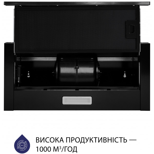 Фото - Витяжка вбудована Minola HTL 6614 BLF 1000 LED