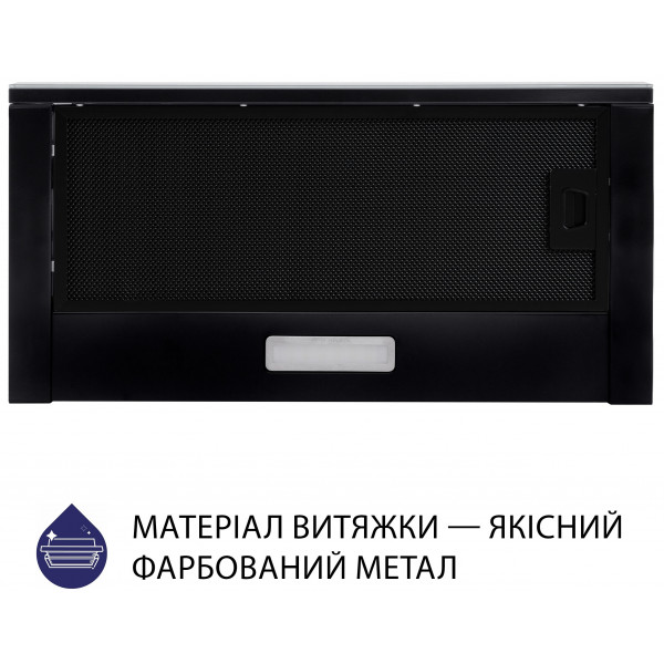 Фото - Витяжка вбудована Minola HTLS 6634 BLF 1000 LED GLASS