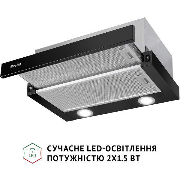Фото - Вытяжка встраиваемая Perfelli TL 502 BL LED