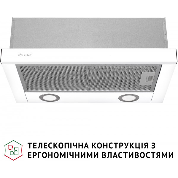 Фото - Вытяжка встраиваемая Perfelli TL 502 WH LED