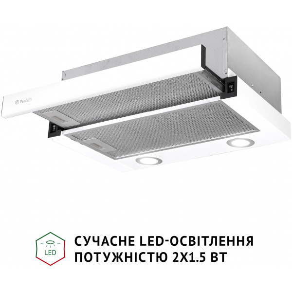 Фото - Вытяжка встраиваемая Perfelli TL 502 WH LED