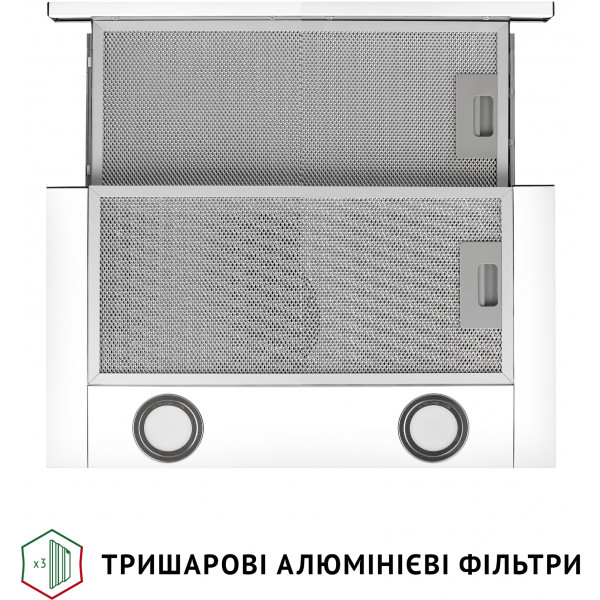 Фото - Вытяжка встраиваемая Perfelli TL 502 WH LED