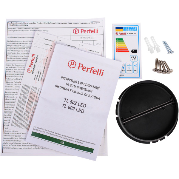Фото - Витяжка вбудована Perfelli TL 602 WH LED
