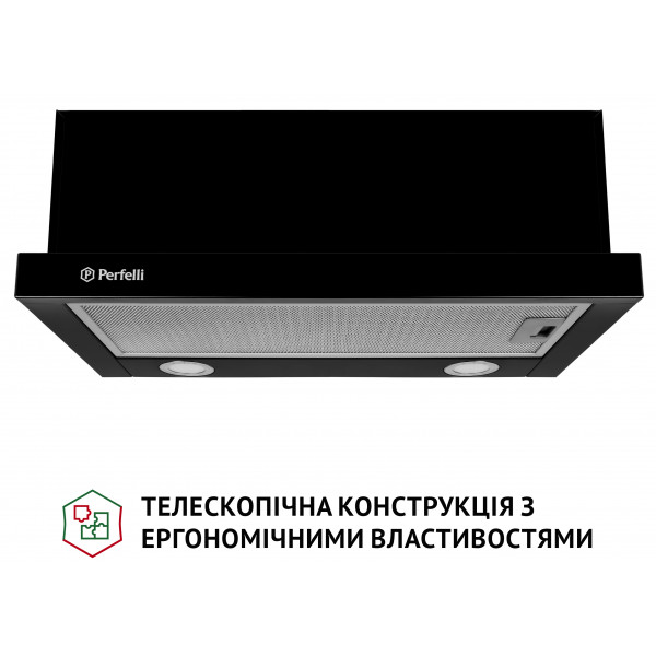 Фото - Витяжка вбудована Perfelli TL 6212 BL 700 LED