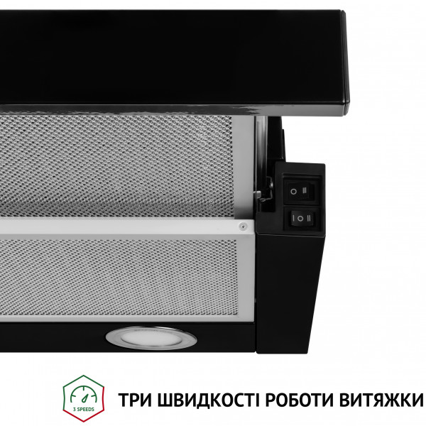 Фото - Витяжка вбудована Perfelli TL 6212 BL 700 LED
