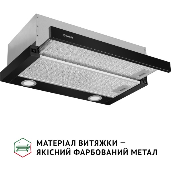 Фото - Вытяжка встраиваемая Perfelli TL 6622 BL 1000 LED