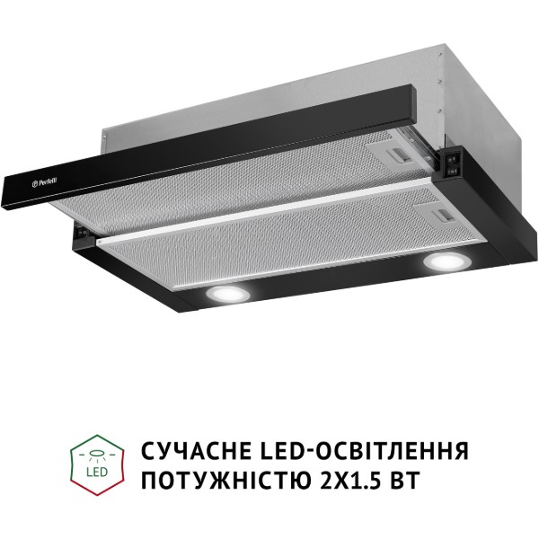 Фото - Вытяжка встраиваемая Perfelli TL 6622 BL 1000 LED