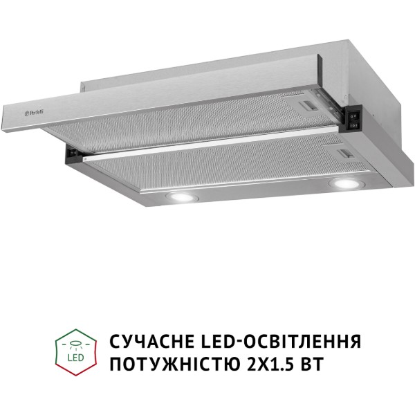Фото - Витяжка вбудована Perfelli TL 6622 I 1000 LED
