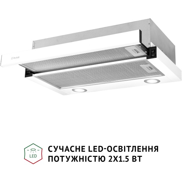 Фото - Вытяжка встраиваемая Perfelli TL 6622 WH 1000 LED