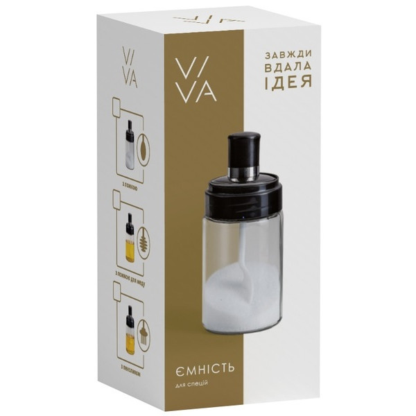 Фото - Ємність для масла і оцту Viva Daily 250 мл (S250-B)