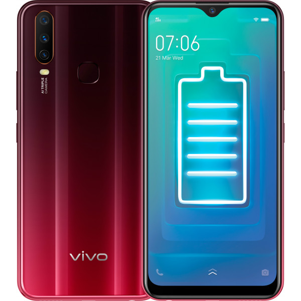 Фото - Смартфон vivo Y15 4/64Gb Burgundy Red