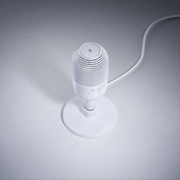Фото - Мікрофон до комп'ютера дротовий Razer Seiren V3 mini White (RZ19-05050300-R3M1)