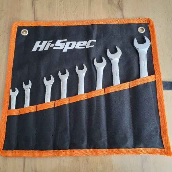 Фото - Набір комбінованих ключів Action 8 шт. 8-19 мм (Hi-spec) (VKCOM5386)