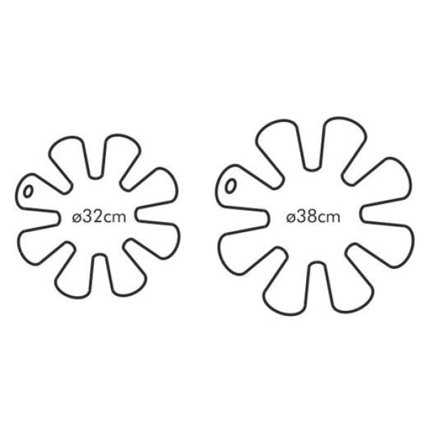 Фото - Набор защитных вкладышей для хранения посуды tescoma малый и большой. 2 шт. (420884)