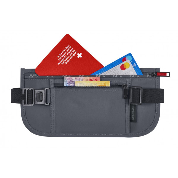 Фото - Поясная сумка Wenger Waist belt with RFID pocket Grey (611879) Фото - Поясная сумка Wenger Waist belt with RFID pocket Grey (611879)