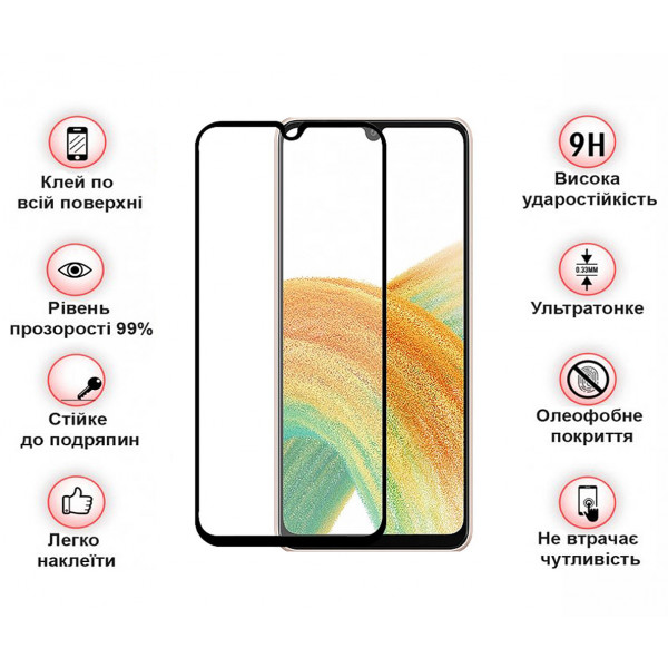 Фото - Захисне скло для смартфону BeCover for ZTE Blade A33 Plus Black (710173)