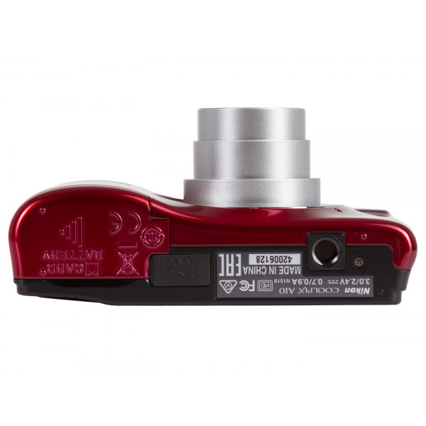 Фотокамера Nikon Coolpix A10 Red (VNA982E1) купить - цена