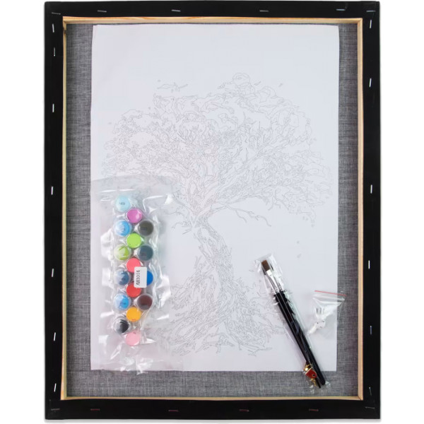 Фото - Картина по номерам Strateg Цветной пингвин 40х50 см (AH1133)