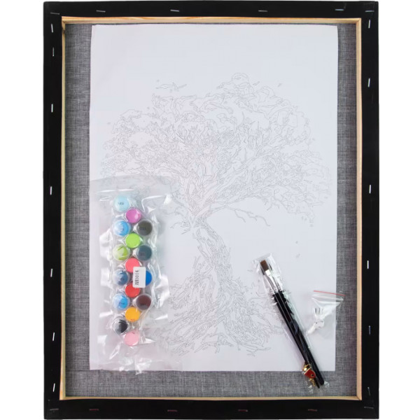 Фото - Картина по номерам Strateg Абстрактная чашка на воде 40х40 см (AV4040-66)