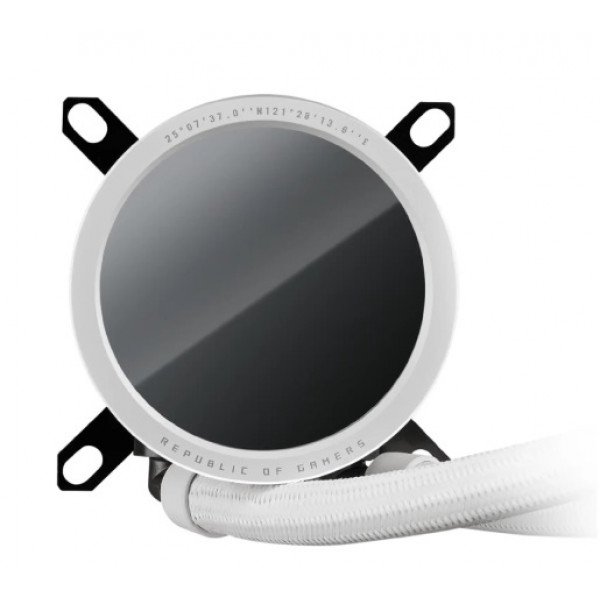 Фото - Водяная система охлаждения Asus ROG Ryuo III 240 ARGB White Edition (90RC00J2-M0UAY0)