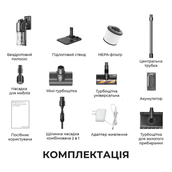 Фото - Пылесос ручной моющий Dreame R20 Ultra AquaCycle (VRV57F)