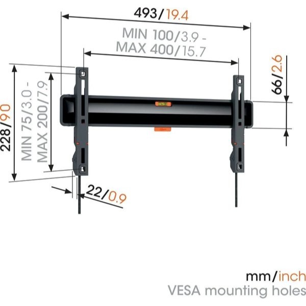 Фото - Крепление для телевизора Vogels TVM 3405 SP OLED Black