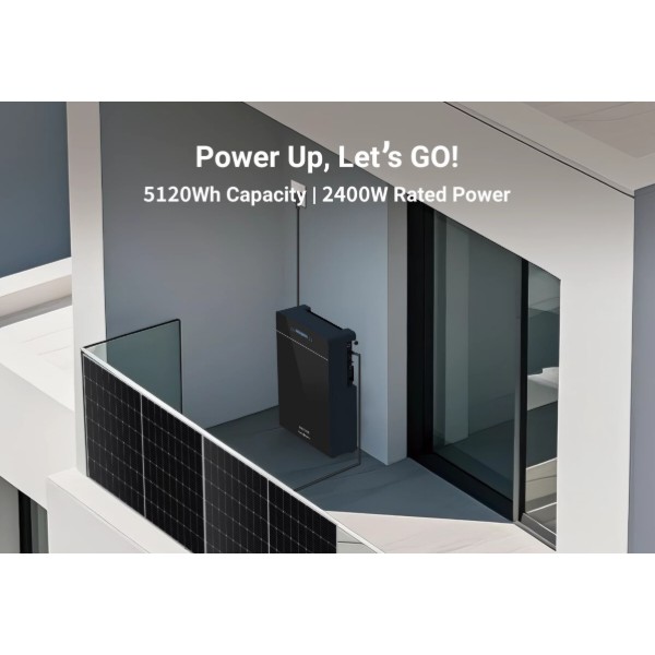 Фото - Система хранения энергии Voltdeer by Pylontech SR5000 (1ф., 2400 Вт, 5120 Вт/час, 2хMPPT)