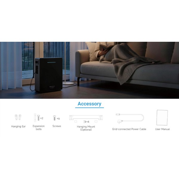 Фото - Система хранения энергии Voltdeer by Pylontech SR5000 Pro (1ф., 2500 Вт, 5120 Вт/час)