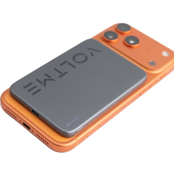 Фото - Батарея мобильная Voltme Hypercore Air 5K A05W Wireless Power Bank 5 000mAh Dark Grey (B3055)
