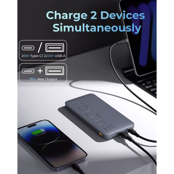 Фото - Батарея мобільна Voltme Hypercore 20 000mAh Deep Blue (B3010)