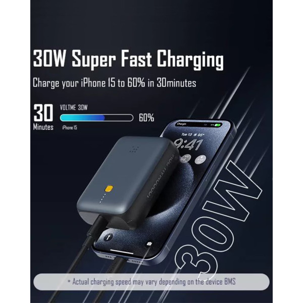 Фото - Батарея мобільна Voltme Hypercore Pro10 000mAh Deep Blue (B3025)