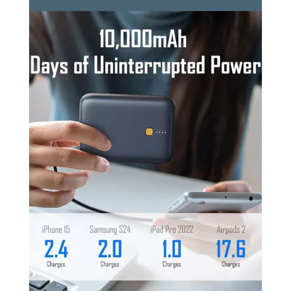 Фото - Батарея мобільна Voltme Hypercore Pro10 000mAh Deep Blue (B3025)