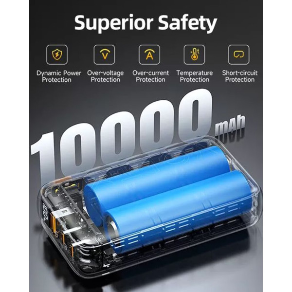 Фото - Батарея мобільна Voltme Hypercore Trio 10 000mAh Deep Blue (B3026)