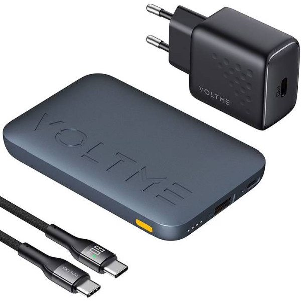 Фото - Батарея мобільна Voltme V-Power Combo Kit Hypercore 10 000mAh +Vola 1.2m Cable (B3015)