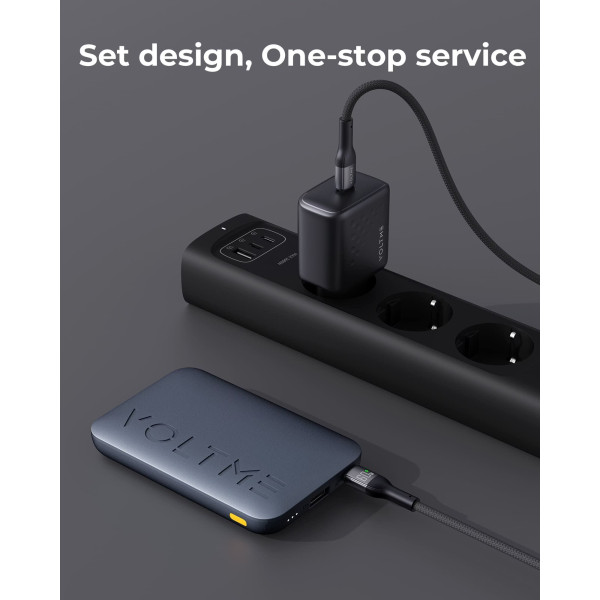 Фото - Батарея мобільна Voltme V-Power Combo Kit Hypercore 10 000mAh +Vola 1.2m Cable (B3015)