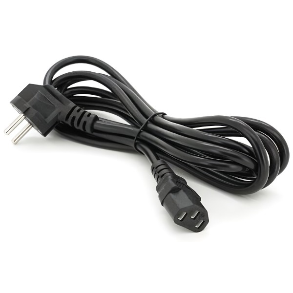 Фото - Кабель живлення Voltronic Schuko PC-186 CEE7/7-C13, 3 м (CEE7/7-C13-CCA18/1.5)