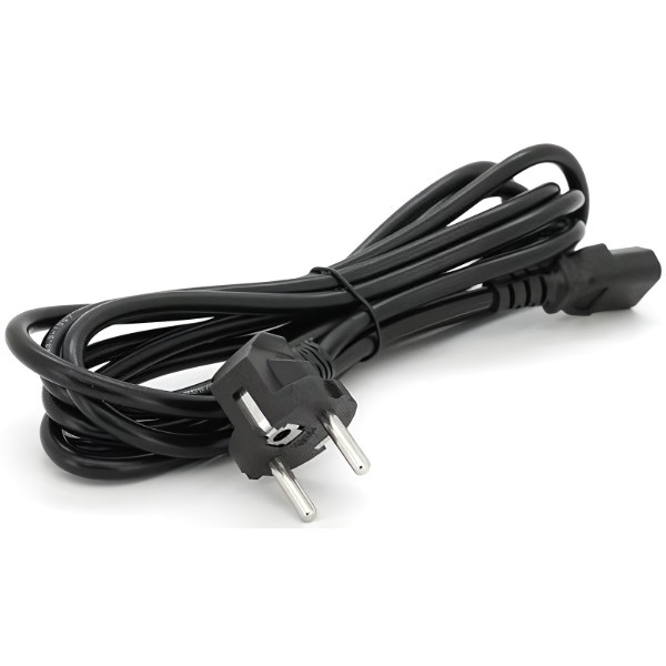 Фото - Кабель живлення Voltronic Schuko PC-186 CEE7/7-C13, 3 м (CEE7/7-C13-CCA18/1.5)