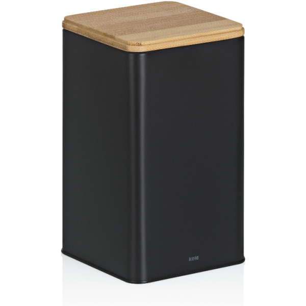 Фото - Ємність для сипучих Kela Kiril 1.6 л Black (17889) Фото - Ємність для сипучих Kela Kiril 1.6 л Black (17889)