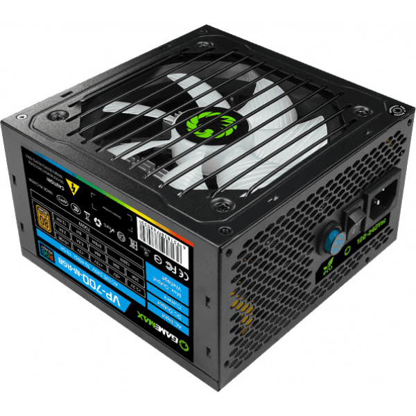 Фото - Блок питания для ПК Gamemax ATX 700W,RGB,modular, APFC, 12см,80+ (VP-700-M-RGB)
