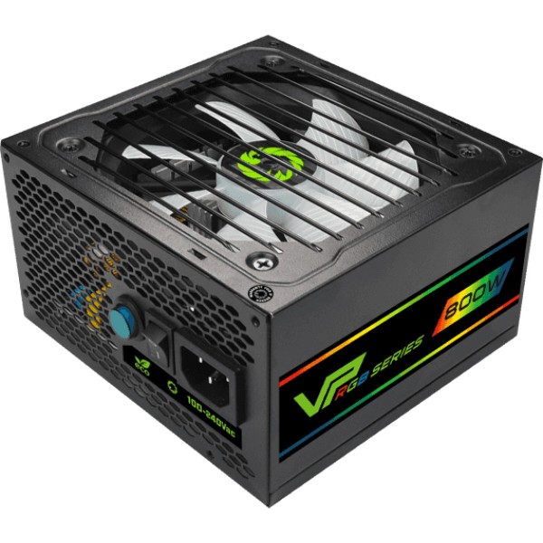 Фото - Блок питания для ПК Gamemax ATX 800W,RGB,modular, APFC, 12см,80+ (VP-800-M-RGB)