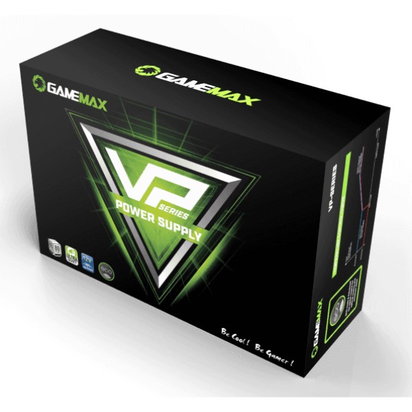 Фото - Блок питания для ПК Gamemax ATX 800W, box, APFC, 12см,80+ (VP-800)